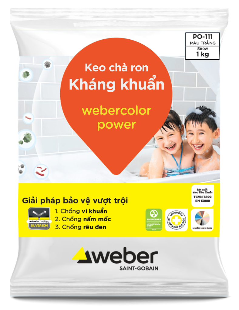 Keo chà ron webercolor power (sản phẩm Dự án)