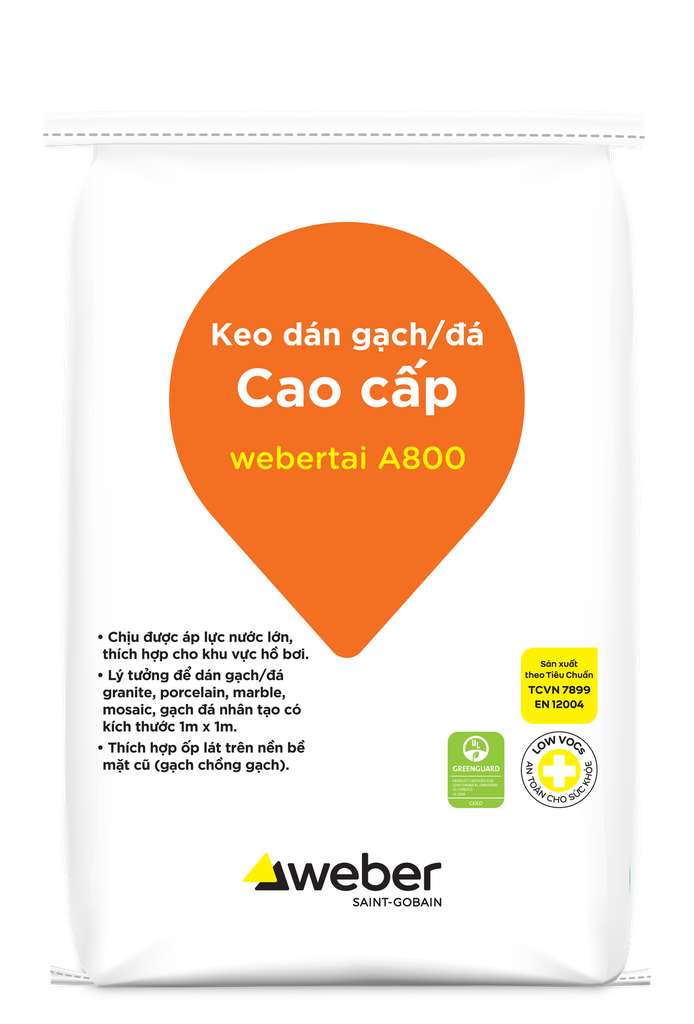 Keo dán gạch webertai A800