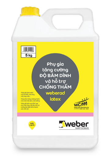 Phụ gia hỗ trợ weberad latex
