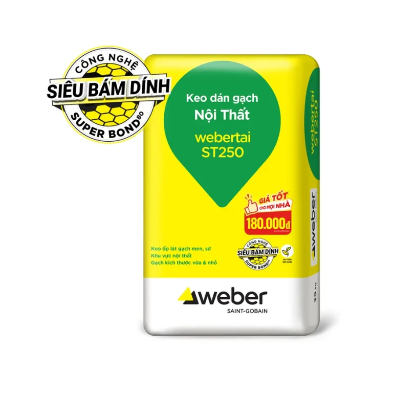 Keo dán gạch Siêu Bám Dính webertai ST250