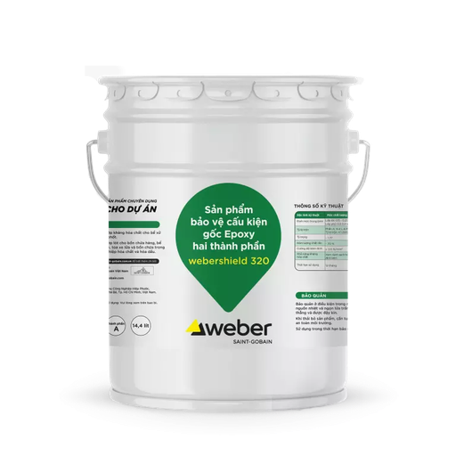 Chống thấm kháng hóa chất gốc Epoxy Webershield 320 – Part B