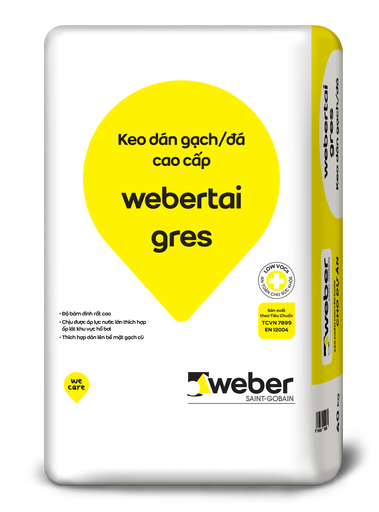Keo dán gạch webertai gres (sản phẩm Dự án)
